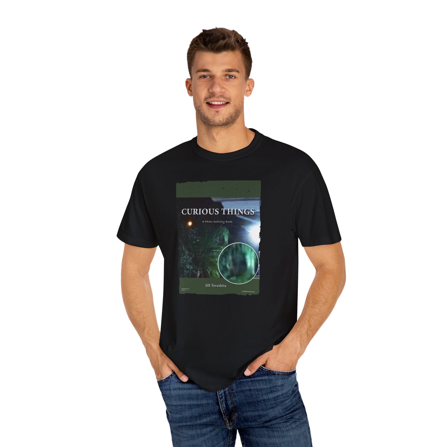 CURIOUS THINGS Book Cover, Unisex T-shirt, multiple colors
