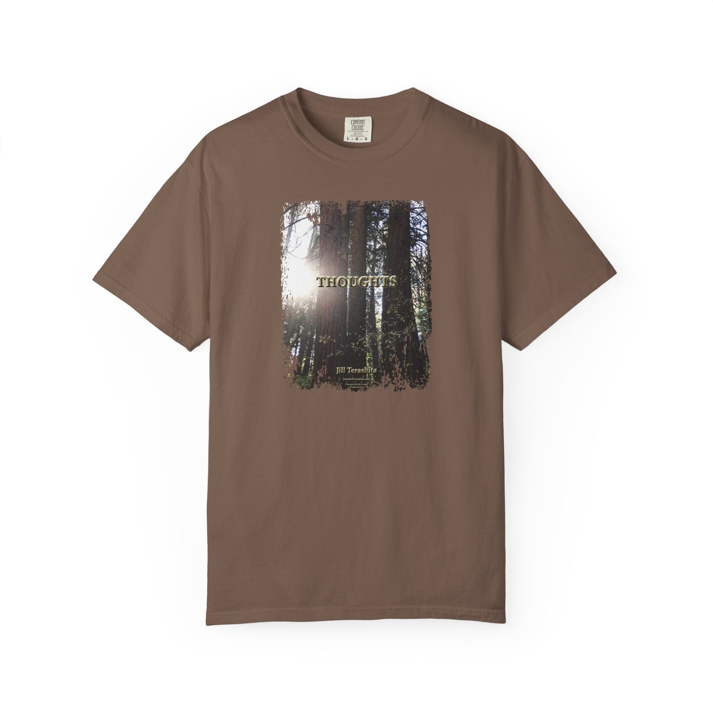 THOUGHTS Book Cover With "A journey of self discovery ..." Page 23, Unisex T-shirt, multiple colors