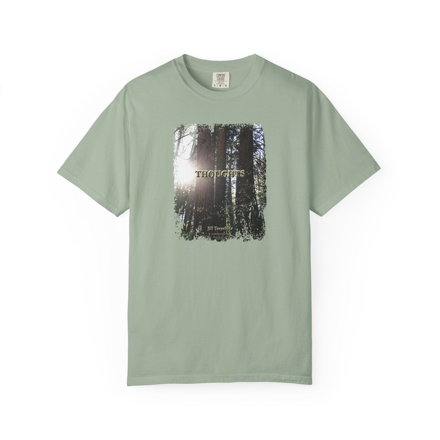 THOUGHTS Book Cover With "A journey of self discovery ..." Page 23, Unisex T-shirt, multiple colors