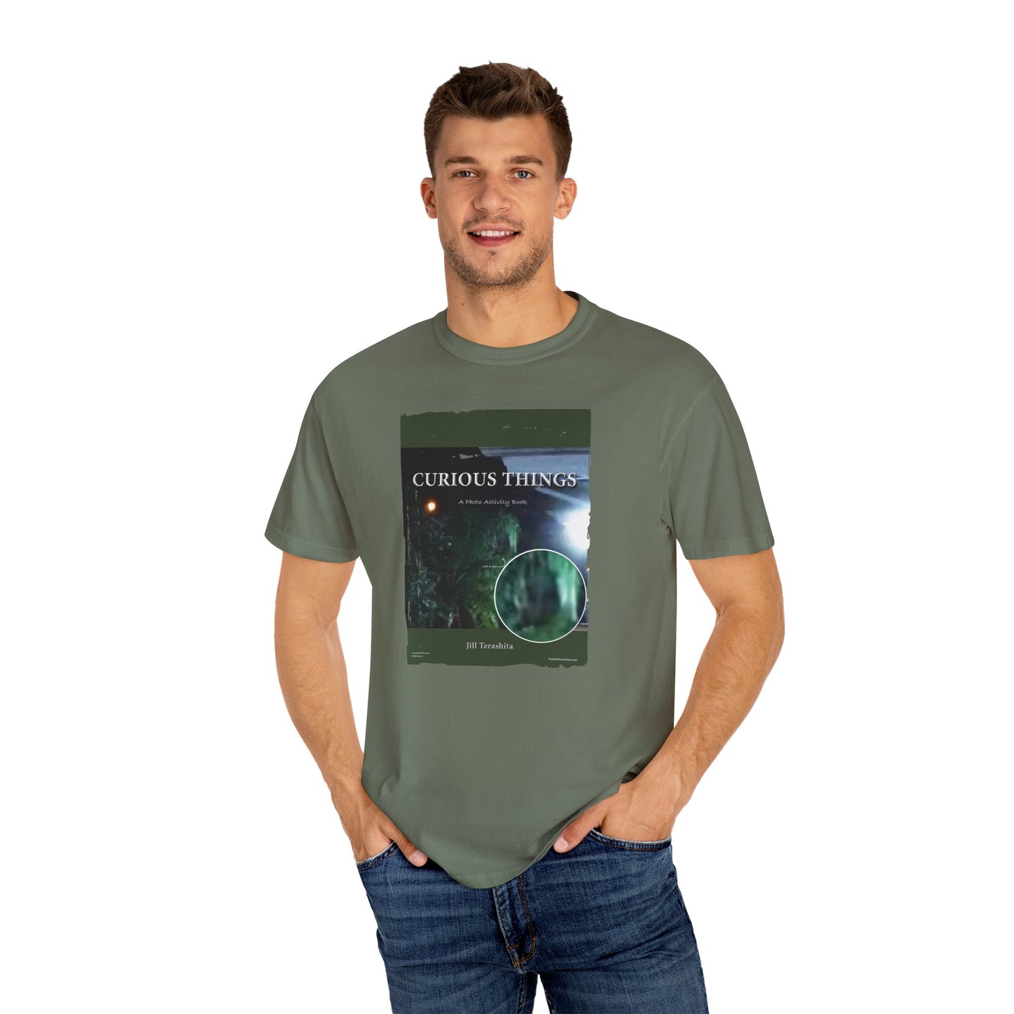 CURIOUS THINGS Book Cover with PG 233 "Some see many", Unisex T-shirt, multiple colors