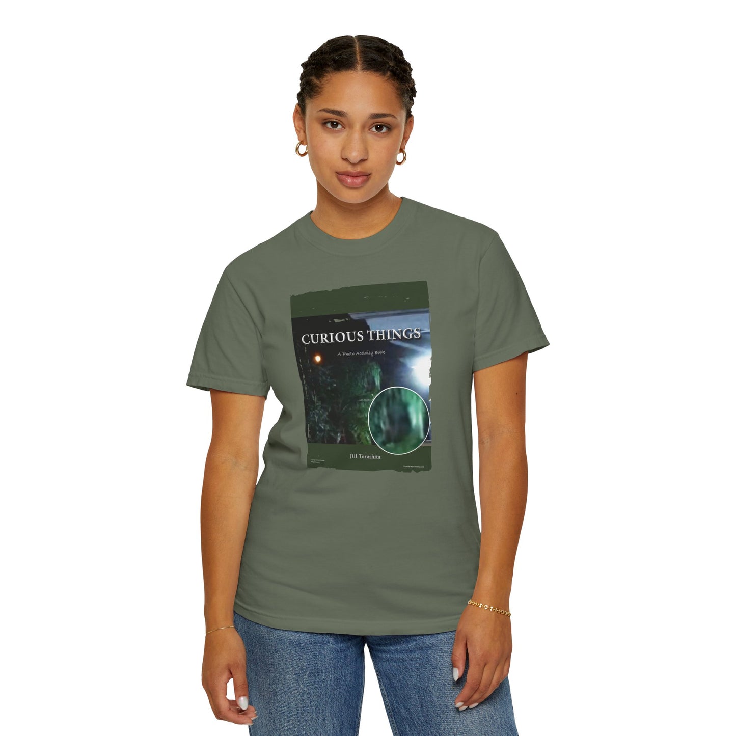 CURIOUS THINGS Book Cover with PG 233 "Some see many", Unisex T-shirt, multiple colors