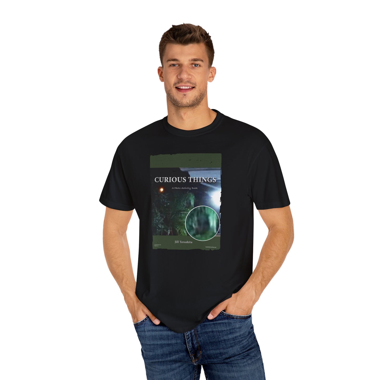 CURIOUS THINGS Book Cover with PG 233 "Some see many", Unisex T-shirt, multiple colors