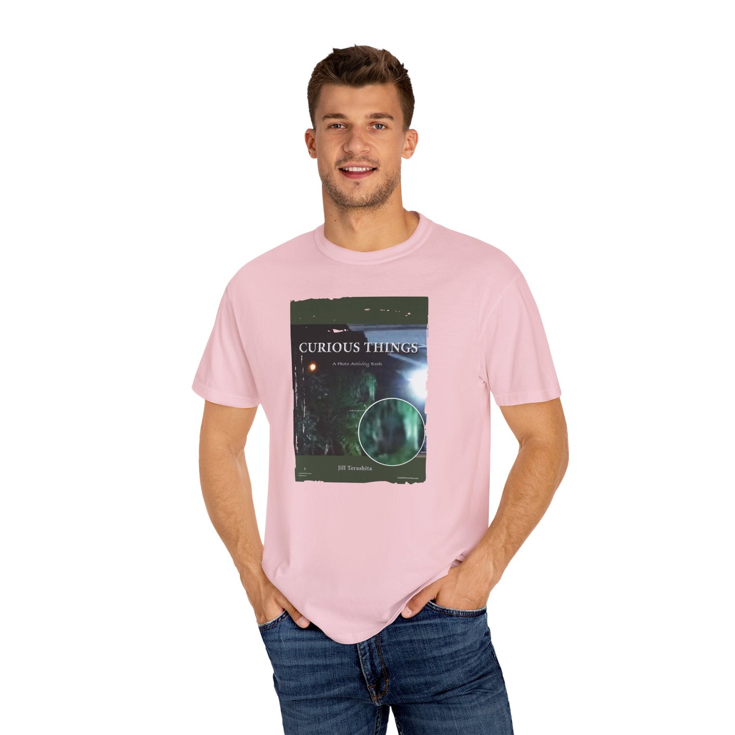CURIOUS THINGS Book Cover with PG 233 "Some see many", Unisex T-shirt, multiple colors