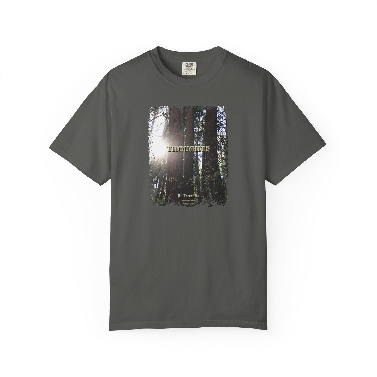 THOUGHTS Book Cover With "A journey of self discovery ..." Page 23, Unisex T-shirt, multiple colors