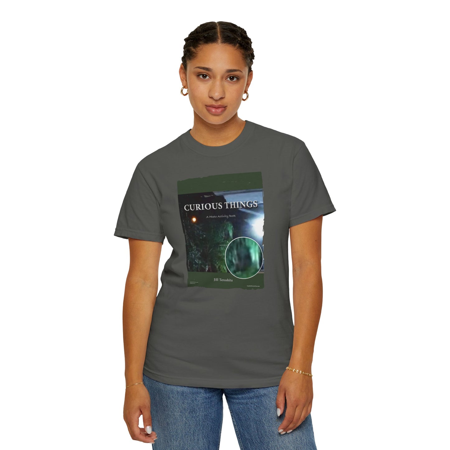CURIOUS THINGS Book Cover, Unisex T-shirt, multiple colors