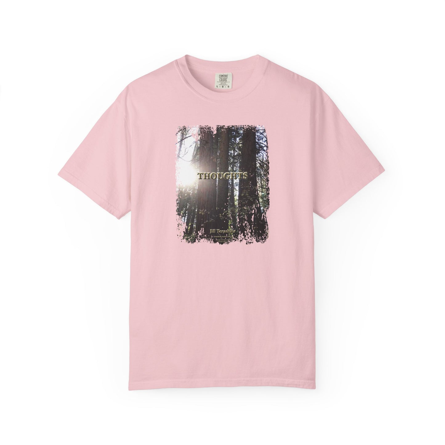 THOUGHTS Book Cover With "A journey of self discovery ..." Page 23, Unisex T-shirt, multiple colors