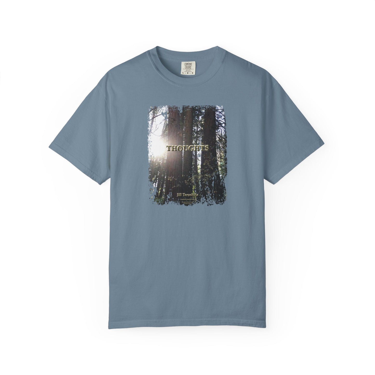 THOUGHTS Book Cover With "A journey of self discovery ..." Page 23, Unisex T-shirt, multiple colors