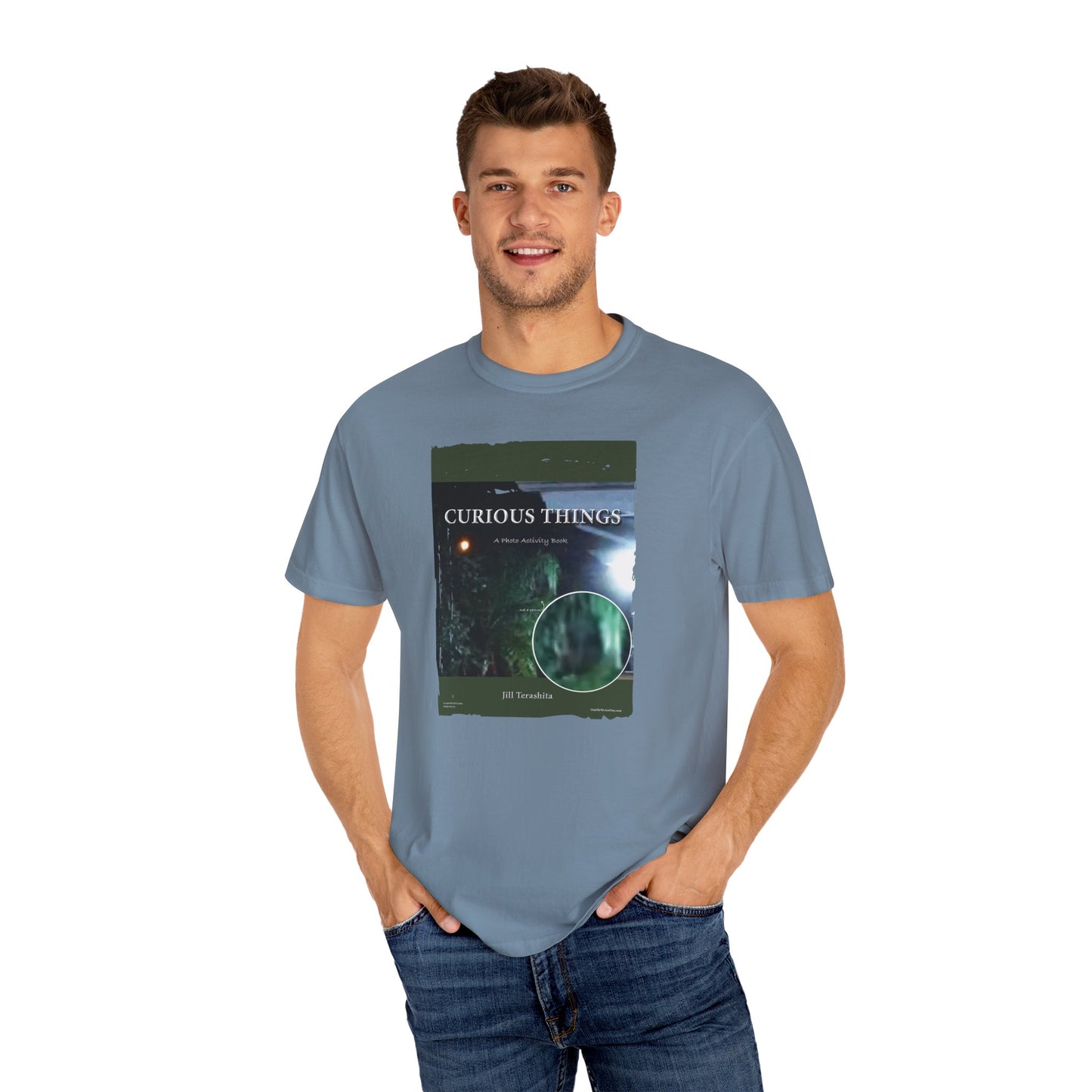 CURIOUS THINGS Book Cover with PG 233 "Some see many", Unisex T-shirt, multiple colors