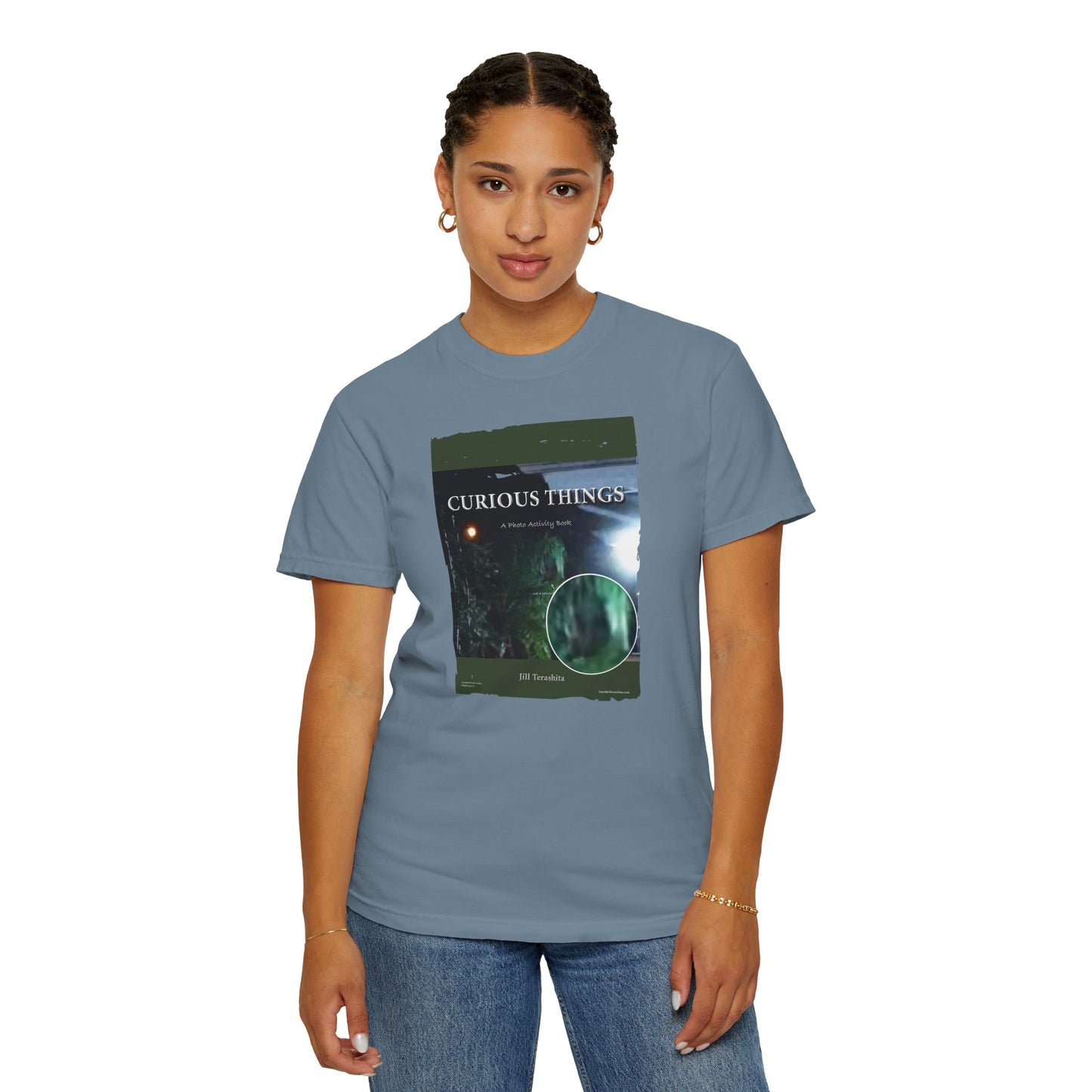 CURIOUS THINGS Book Cover with PG 233 "Some see many", Unisex T-shirt, multiple colors