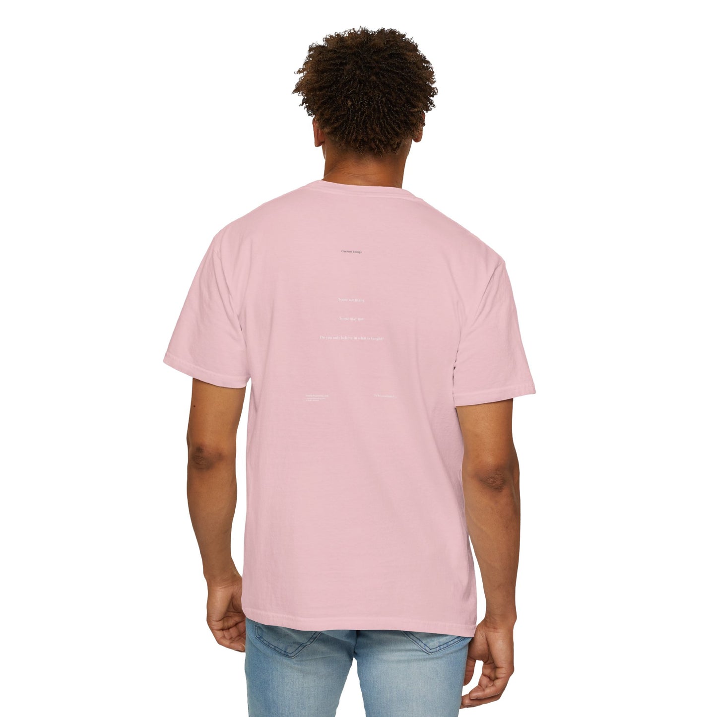 CURIOUS THINGS Book Cover with PG 233 "Some see many", Unisex T-shirt, multiple colors