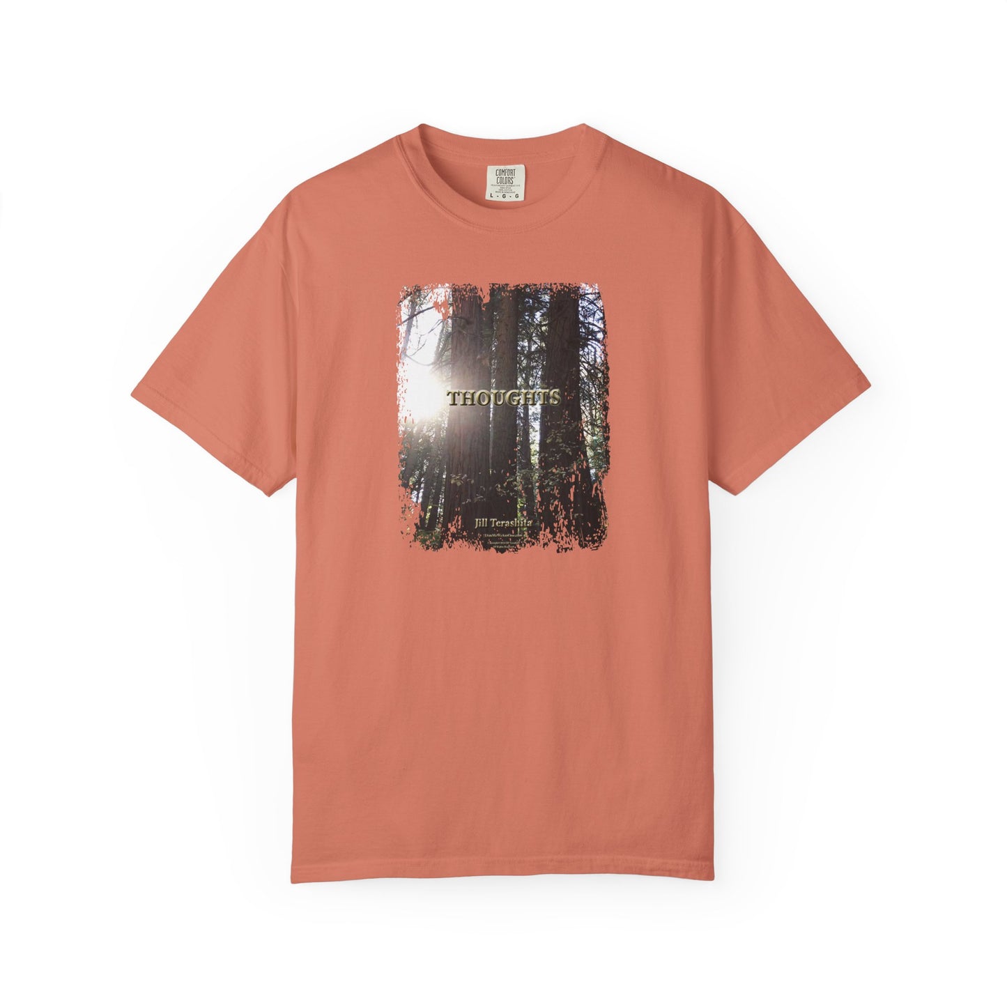 THOUGHTS Book Cover With "A journey of self discovery ..." Page 23, Unisex T-shirt, multiple colors