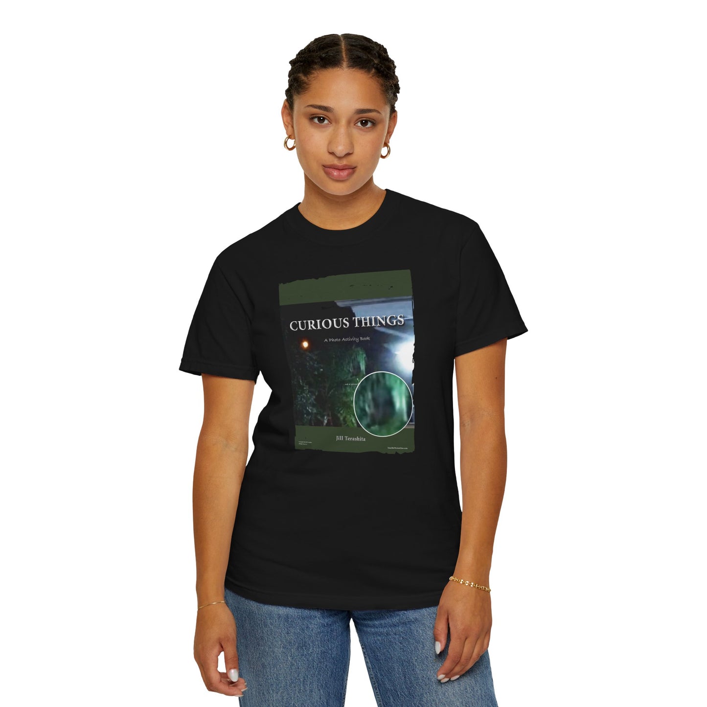 CURIOUS THINGS Book Cover with PG 233 "Some see many", Unisex T-shirt, multiple colors