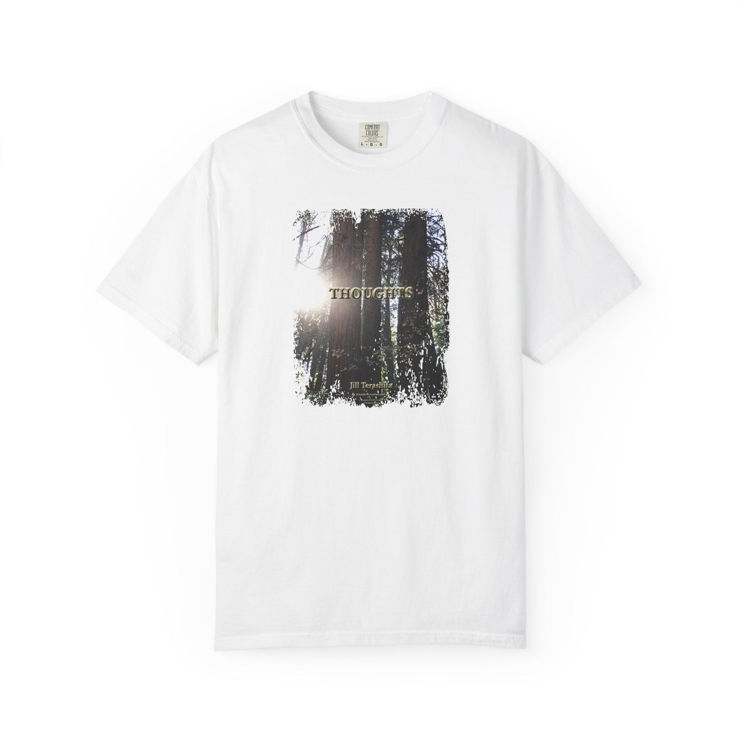 THOUGHTS Book Cover With "A journey of self discovery ..." Page 23, Unisex T-shirt, multiple colors