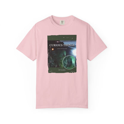 CURIOUS THINGS Book Cover with PG 233 "Some see many", Unisex T-shirt, multiple colors