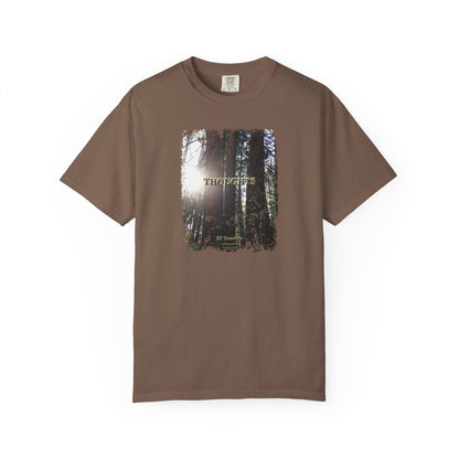 THOUGHTS Book Cover With "A journey of self discovery ..." Page 23,  Unisex T-shirt, multiple colors