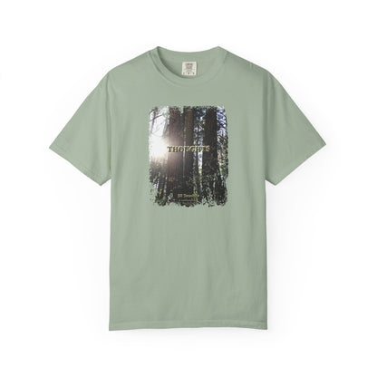 THOUGHTS Book Cover With "A journey of self discovery ..." Page 23,  Unisex T-shirt, multiple colors