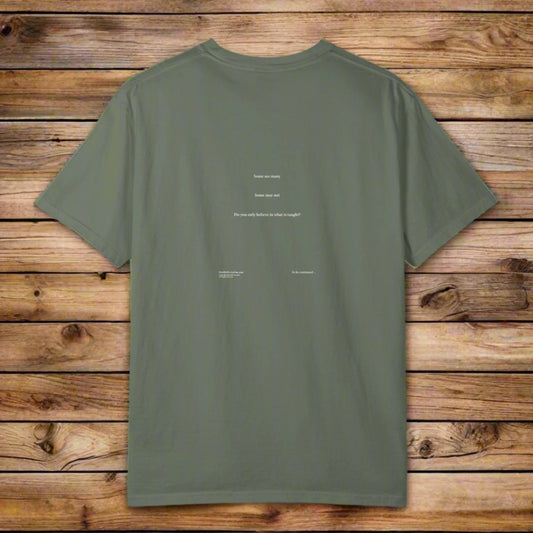 CURIOUS THINGS Book Cover with PG 233 "Some see many", Unisex T-shirt, multiple colors