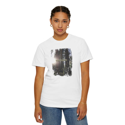 THOUGHTS Book Cover With "You are beautiful and have great love to give" Page 3,  Unisex T-shirt, multiple colors