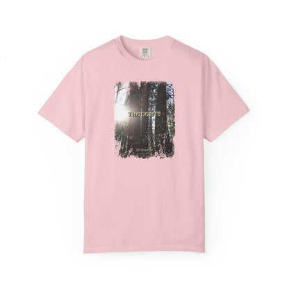 THOUGHTS Book Cover With "A journey of self discovery ..." Page 23,  Unisex T-shirt, multiple colors