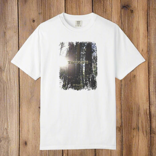 THOUGHTS Book Cover With "You are beautiful and have great love to give" Page 3,  Unisex T-shirt, multiple colors