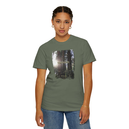 THOUGHTS Book Cover With "A journey of self discovery ..." Page 23,  Unisex T-shirt, multiple colors