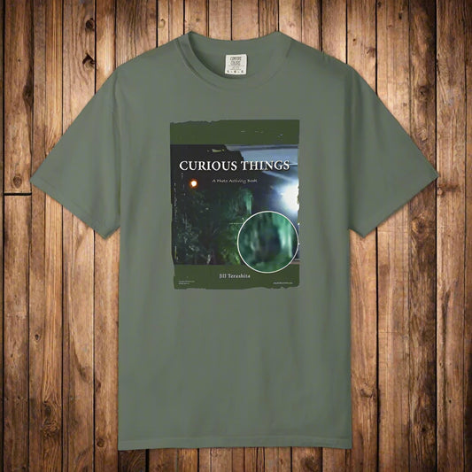CURIOUS THINGS Book Cover with PG 233 "Some see many", Unisex T-shirt, multiple colors